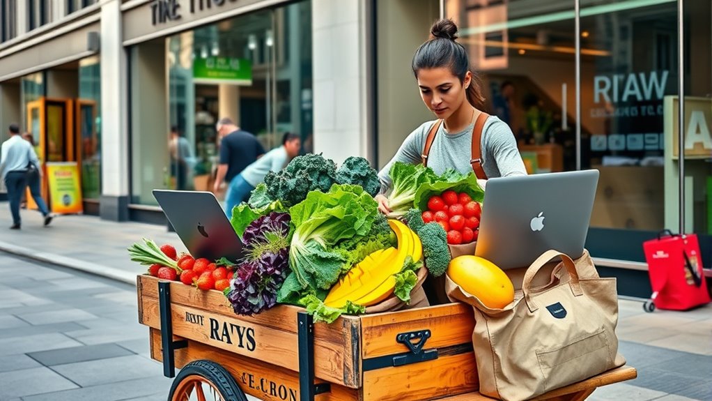 launching local raw food service