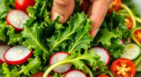 massaging kale enhances raw salads