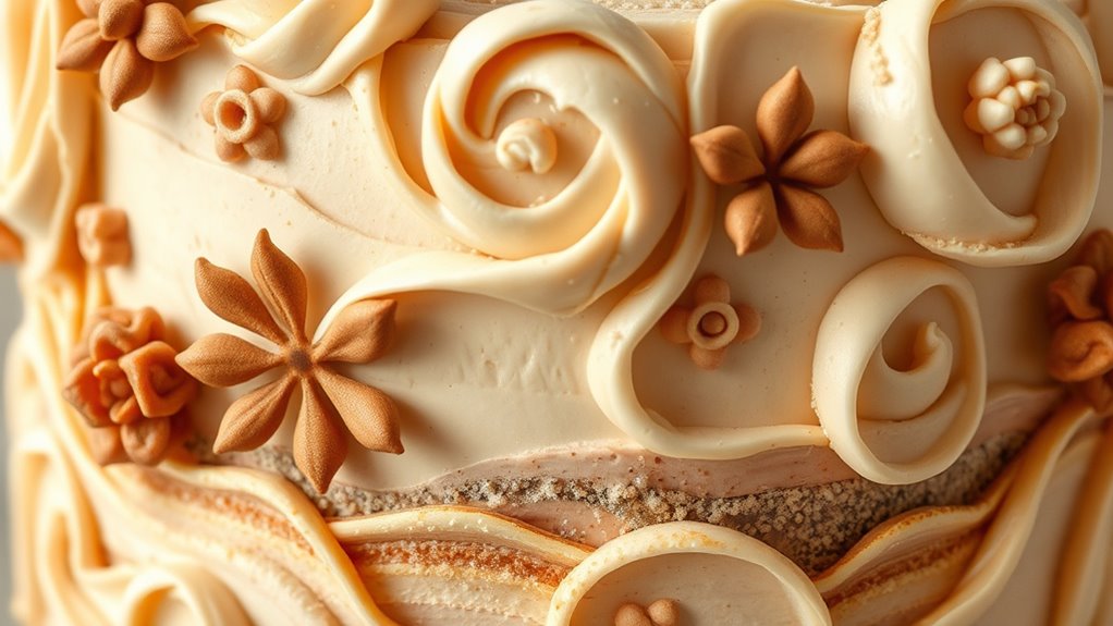 natural minimalist cake decoration