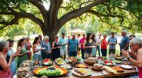 organize community raw food