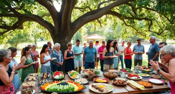 organize community raw food