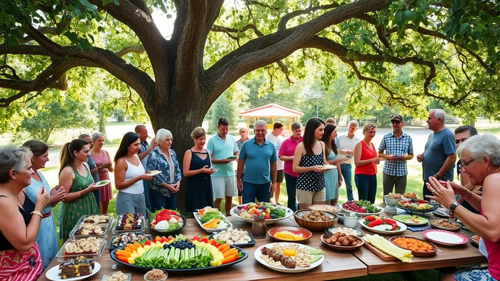 organize community raw food