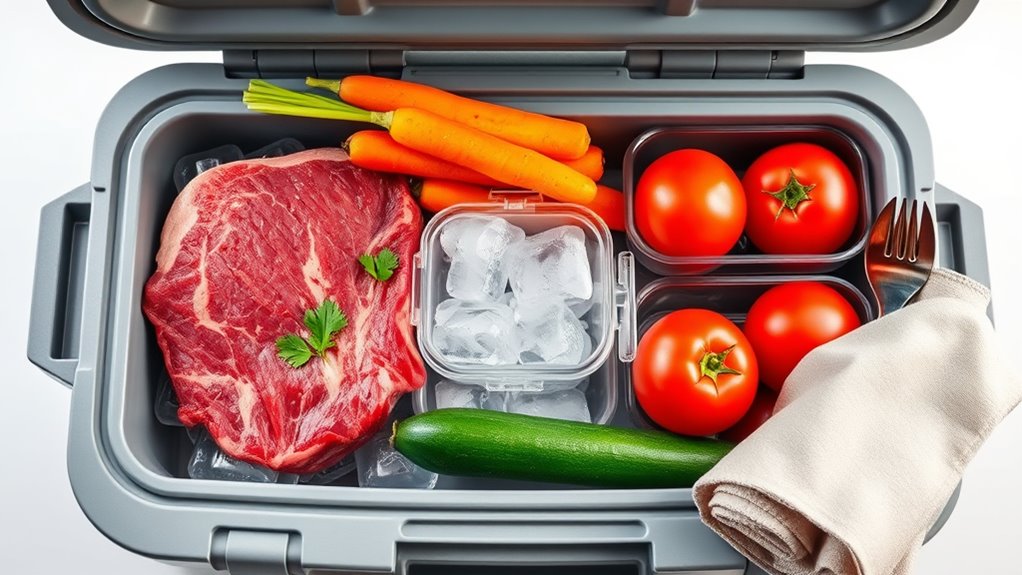 pack raw diet cooler