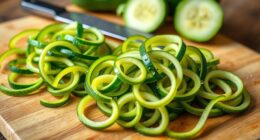 perfect zucchini noodle preparation