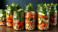 prepare weekly healthy salads