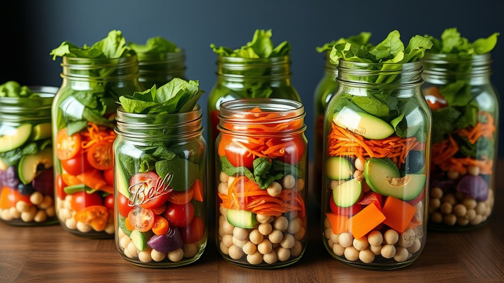 prepare weekly healthy salads