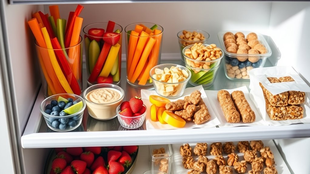 prepped raw snack storage