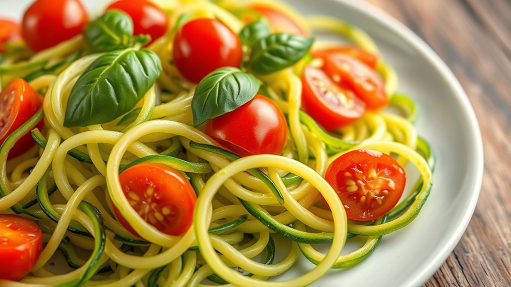 preventing watery zucchini noodles