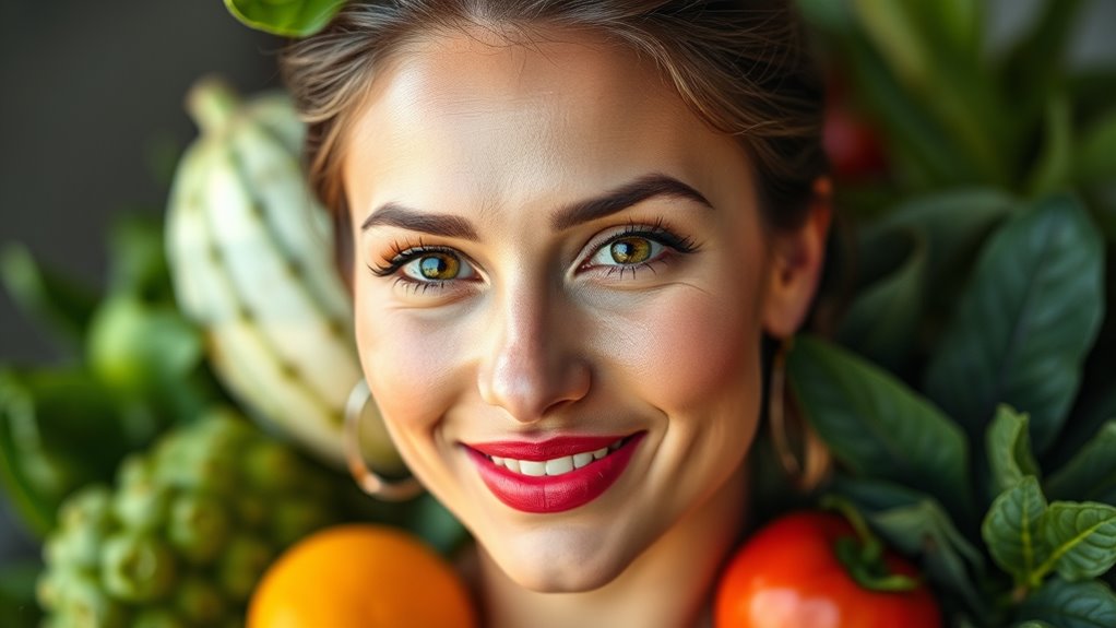 raw foods boost skin glow