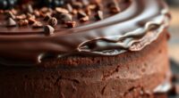 rich healthy chocolate dessert