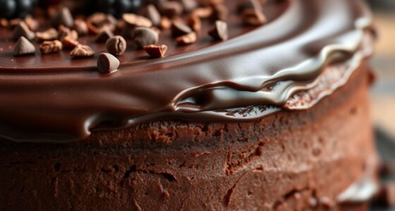 rich healthy chocolate dessert