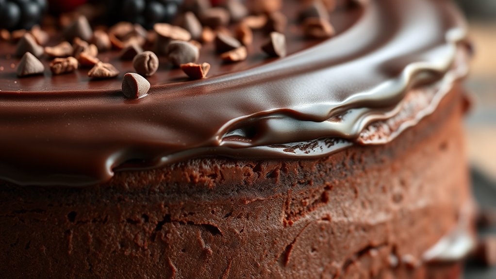 rich healthy chocolate dessert