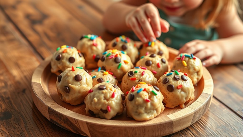 safe nutritious cookie dough