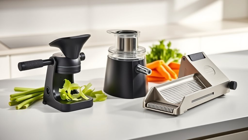 sharp knives and fresh spices