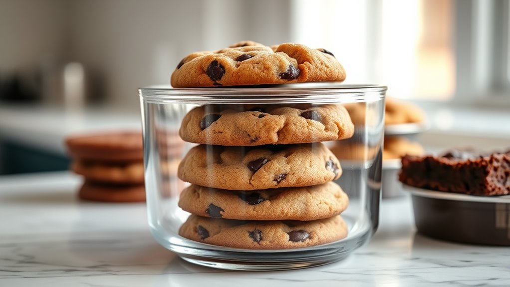 store cookies and brownies properly