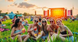 summer music festival trip