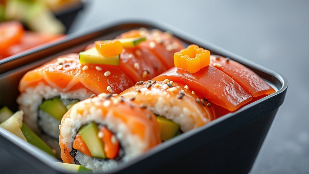 sustainable flavorful portable sushi