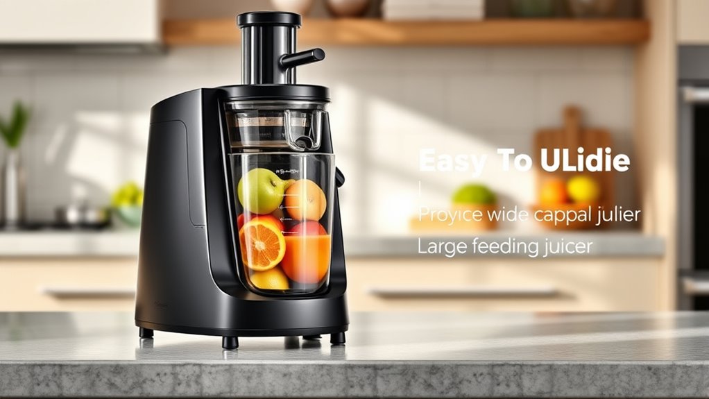 choosing large chute juicer