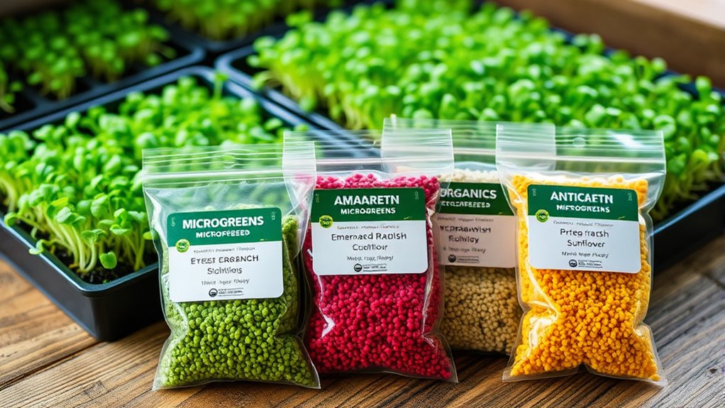 choosing quality microgreen seeds