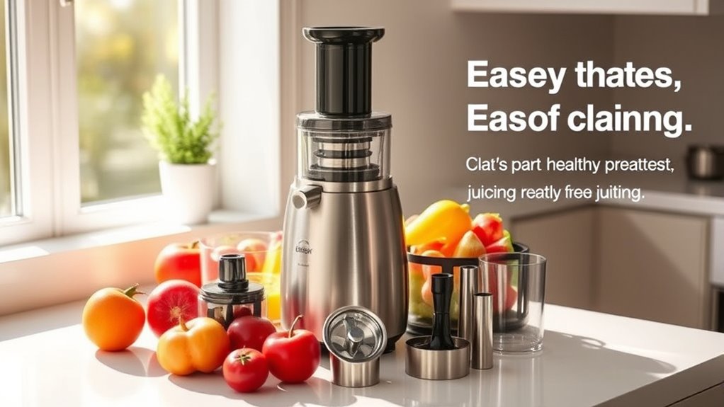 easy quick clean juicers