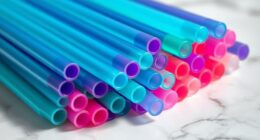 eco friendly foldable silicone straws