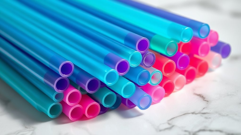 eco friendly foldable silicone straws