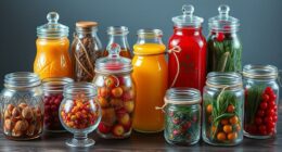 elegant glass jar gifts