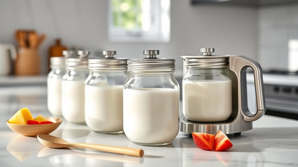 glass jar yogurt maker considerations
