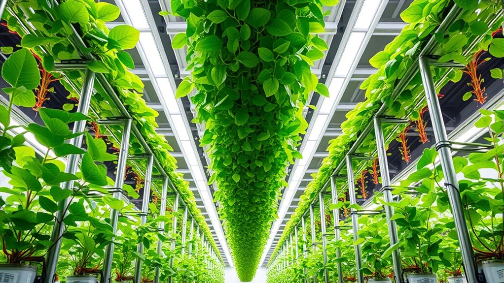 hydroponic systems with trellis