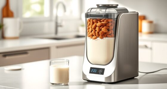 nut milk makers with heat off