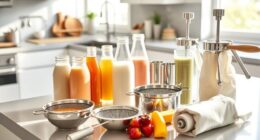 nut milk pulp tools