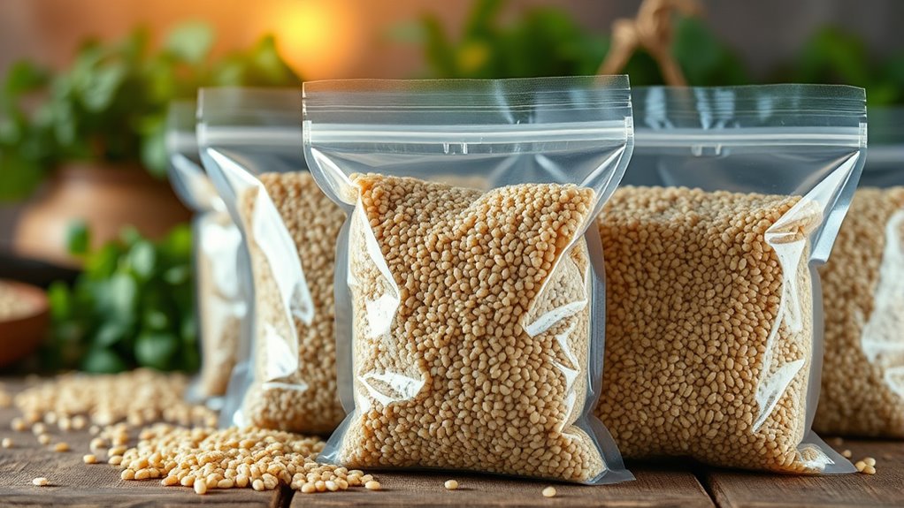 organic nutritious fresh packaging