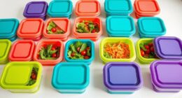 portable collapsible salad containers