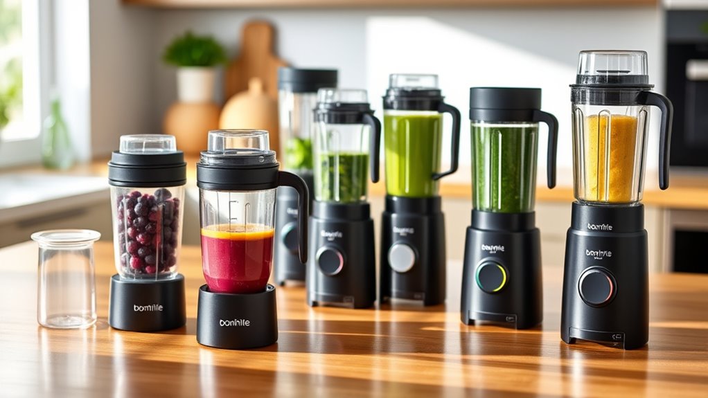 portable glass jar blenders