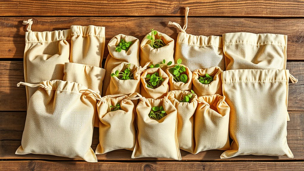 portable hemp sprouting bags