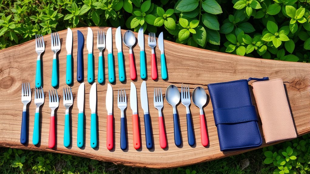 portable picnic cutlery sets