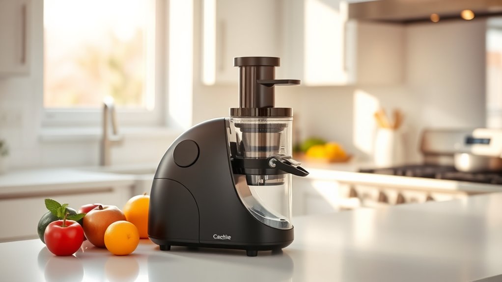 quiet efficient easy clean juicer