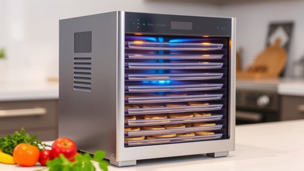 rear mounted fan efficiency