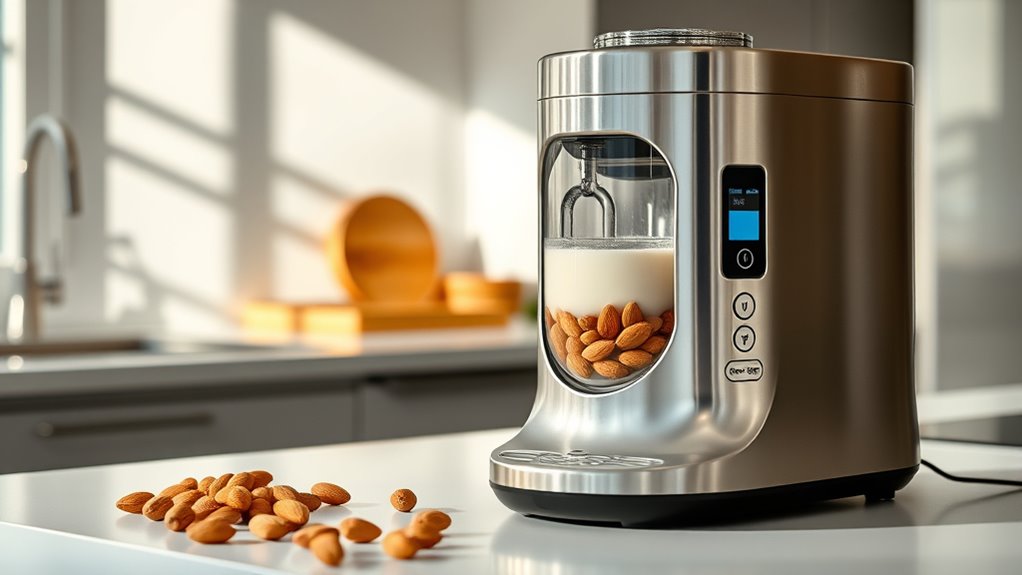 self cleaning nut milk machines