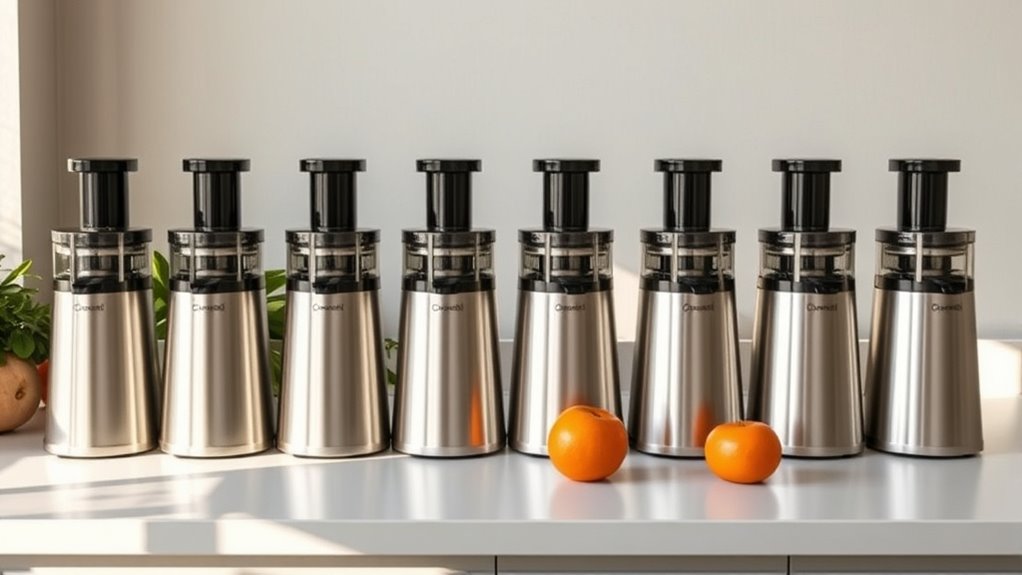 silent cold press juicing