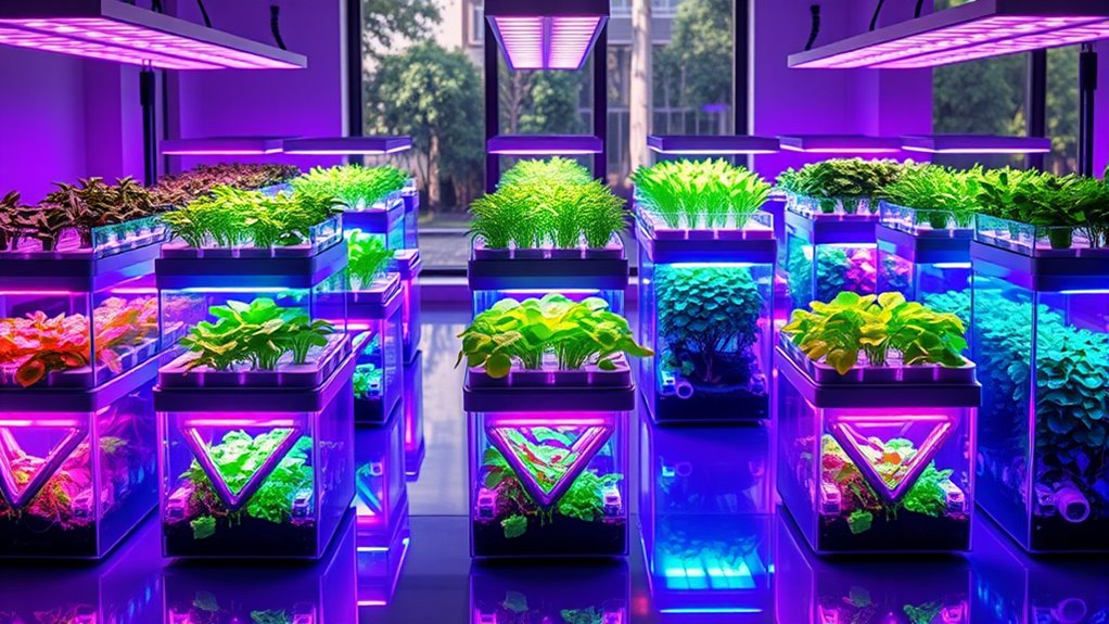 smart app controlled hydroponics