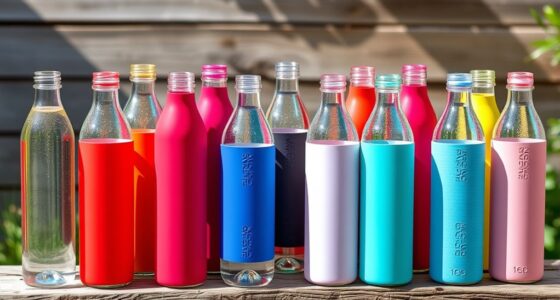 stylish durable glass bottles