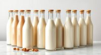 stylish fresh nut milk bottles