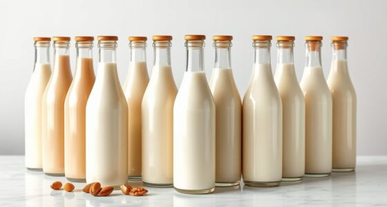 stylish fresh nut milk bottles