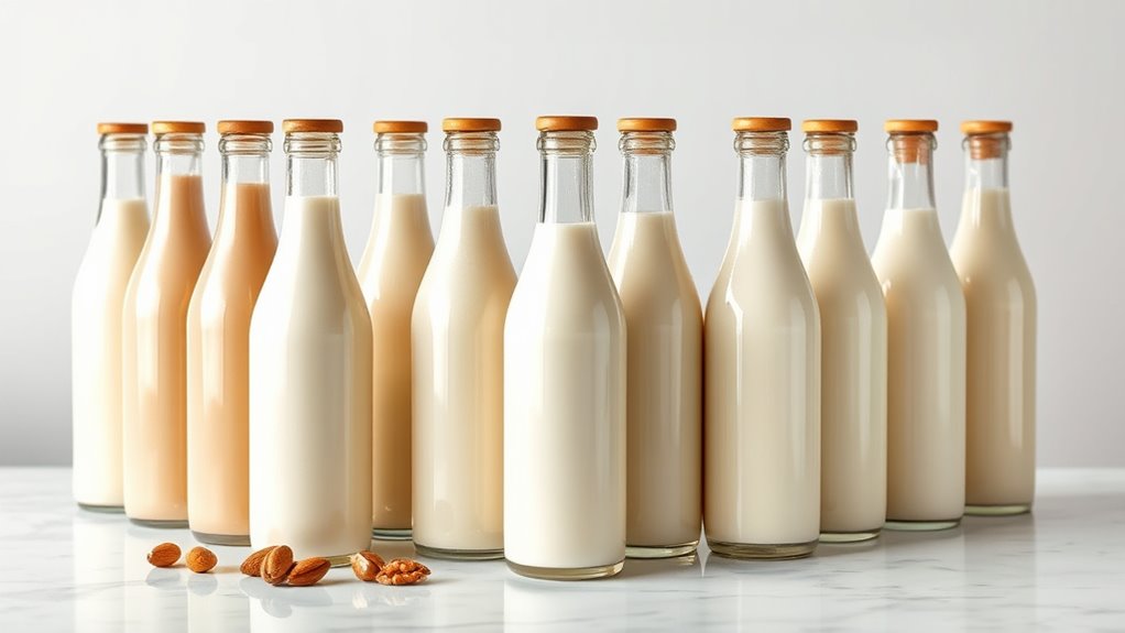 stylish fresh nut milk bottles