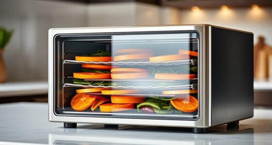 stylish glass door dehydrators