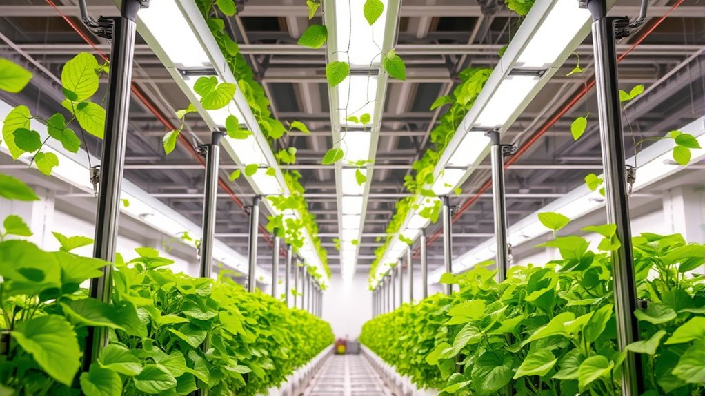 supportive adjustable hydroponic structures