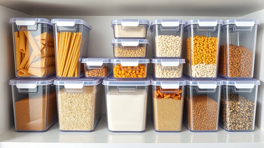 top clear stackable storage bins