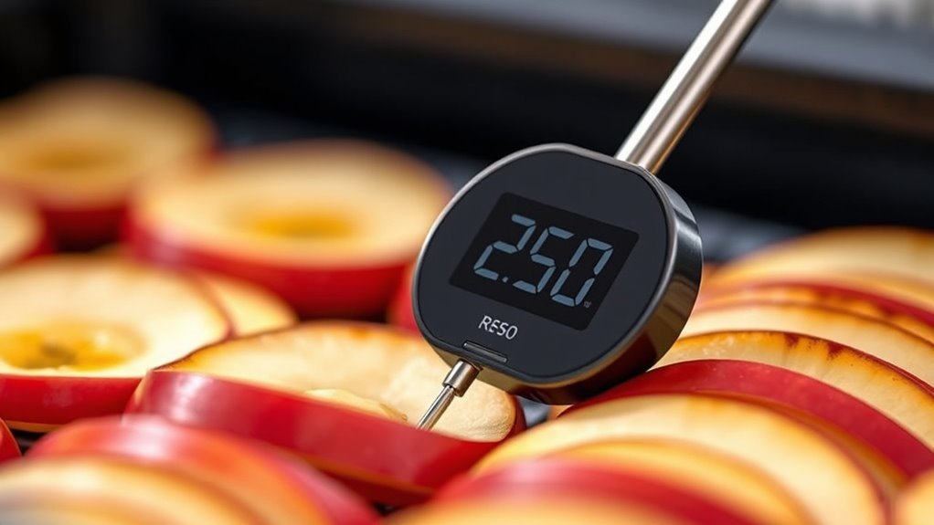 top dehydrator temperature probes