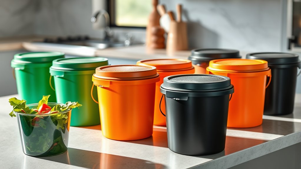 top dishwasher safe compost bins